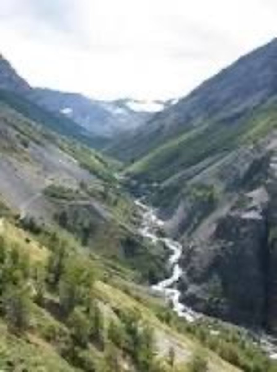 <p>The upper course has hard impermeable rocks. Here, vertical erosion has formed a V-shaped valley.The River Severn has many waterfalls in its upper course.</p>