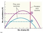 <p>which habitat is more productive A or B</p>