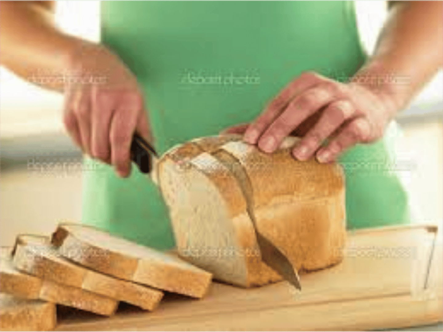 <p>to slice</p>