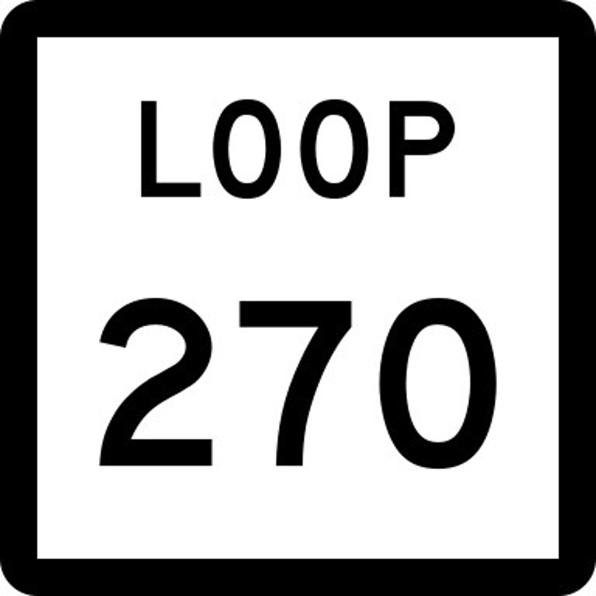 <p>Loop ###, rectangle with black writing.</p>