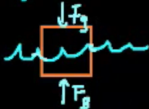 <p>Block of wood has density of 130 kg/m<sup>3</sup>, what percent is submerged?</p>