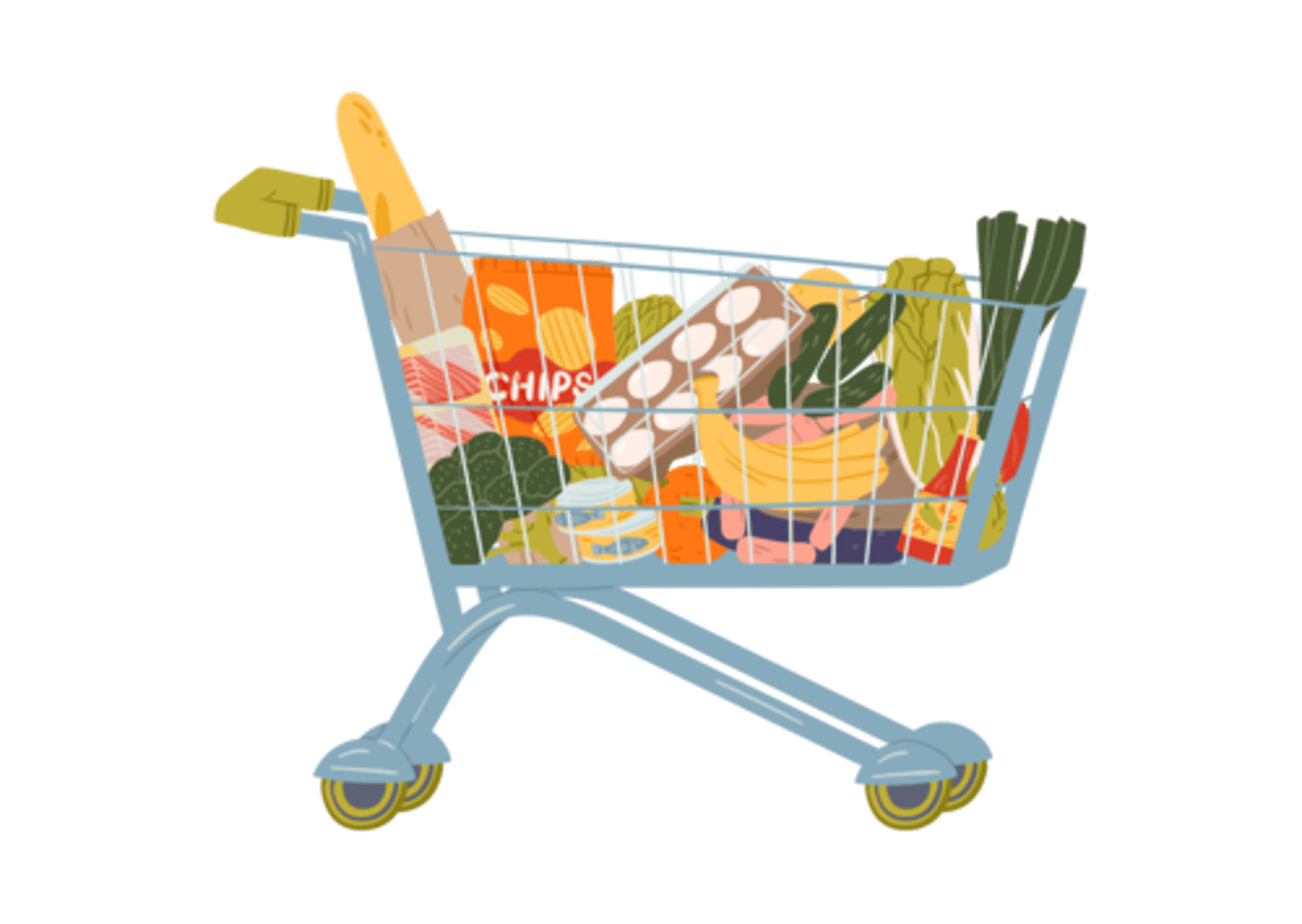<p>to buy large amounts of something you’ll need later</p><p>We ____________ snacks and fizzy drinks before the hike.</p>