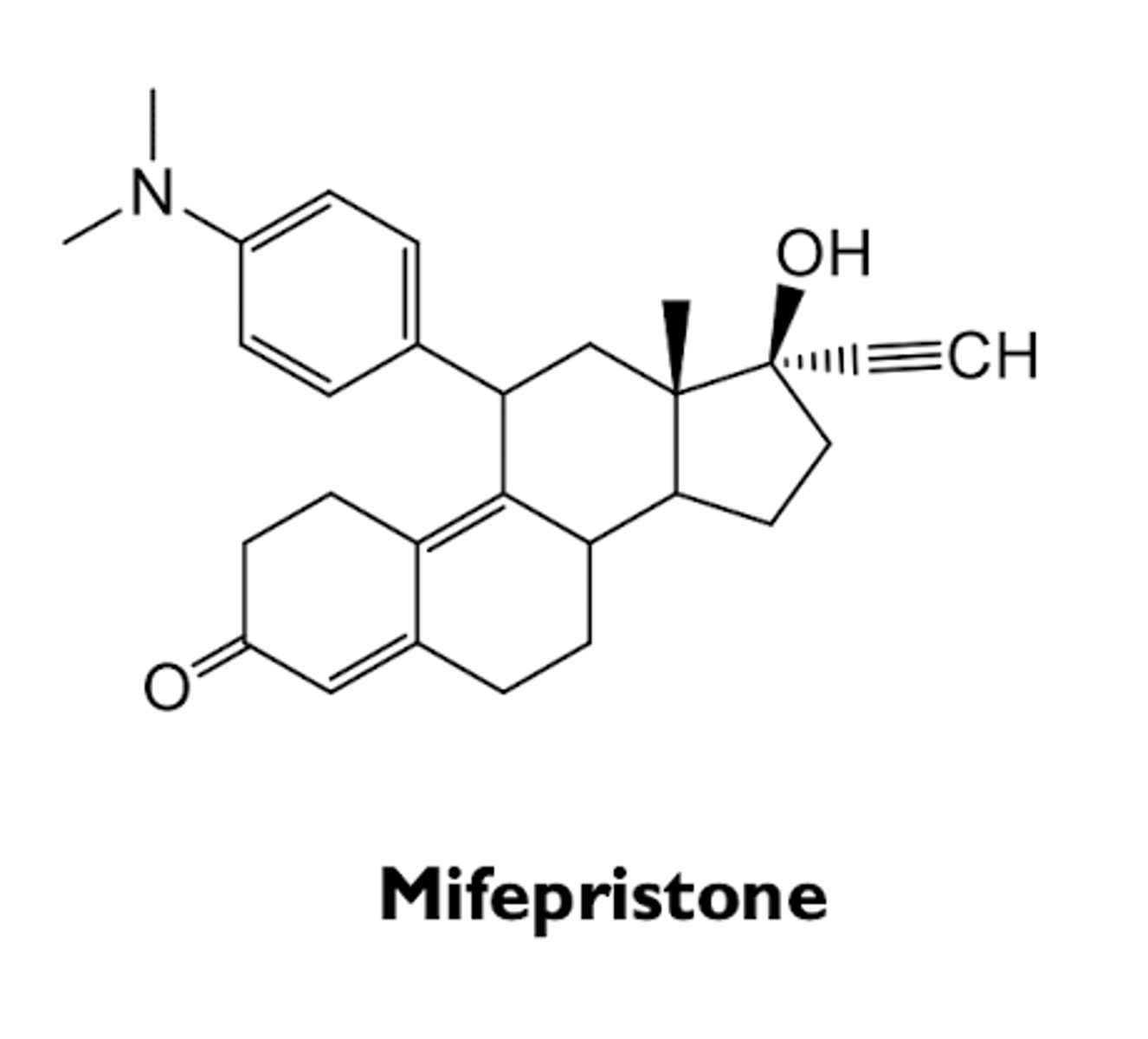 <p>- RU-486</p><p>- progesterone antagonist</p><p>- abortifacient</p>