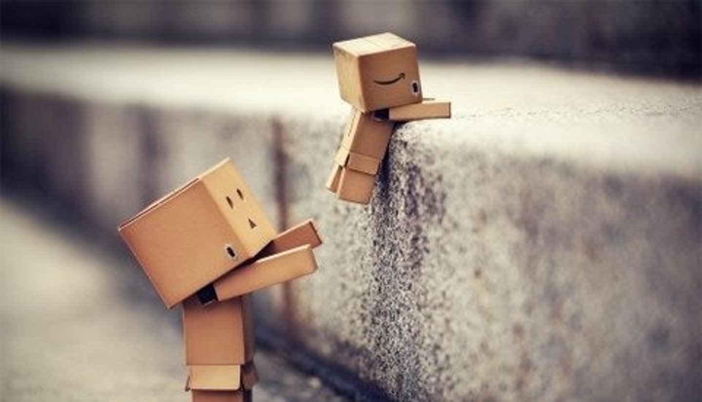 <p>(D) Altruism</p><p>Dee is forgetting about his own problems and finding joy in serving others. This is an example of Altruism.</p>