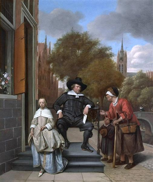 <p>Passage: Jan steen, Dutch painter, Beware of luxury, 1663<br><br>Which of the following best explains why Steen produced paintings like the one in image 1 for wealthy Dutch merchants?</p><p><span>A) The merchants wished to show their Protestant rejection of Catholic imagery.</span><br><span>B) The merchants wished to show their support for the imposition of royal absolutism.</span><br><span>C) The merchants wished to show that their prosperity did not compromise their moral beliefs.</span><br><span>D) The merchants wished to show their knowledge of classical artistic styles and influences.</span></p>