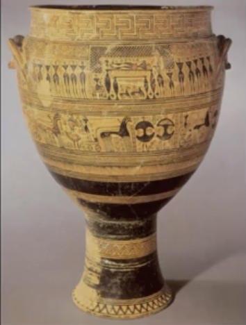 <p>Funerary Vase (Krater)</p>