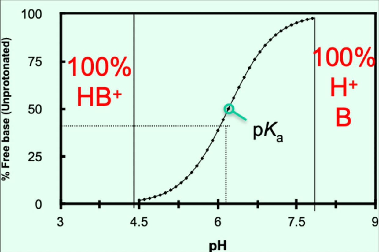 <p>When <strong>pH > pKa + 1.5</strong></p>