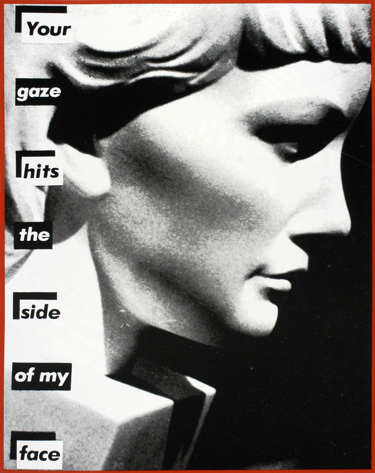 <p>untitled (your gaze hits the side of my face), america, feminist art</p>