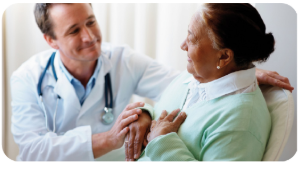 <p>Mi abuela necesitaba consultar con su doctor porque no se sentía muy bien. </p>