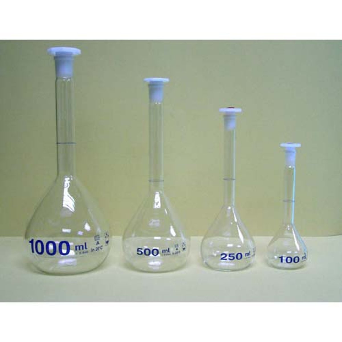 <p>a volumetric flask</p>
