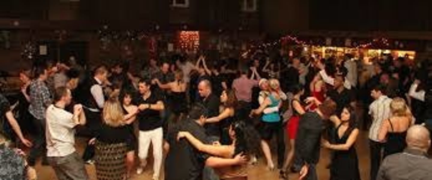 <p>Refers to dances in which socializing is the main focus; therefore, a dance partner is essential. The popularity of competitive social dancing has helped many of these dance styles become household names. Social dance styles include hip-hop, line dance, ballroom, waltz, foxtrot, tango, rumba, jive, and swing.</p>