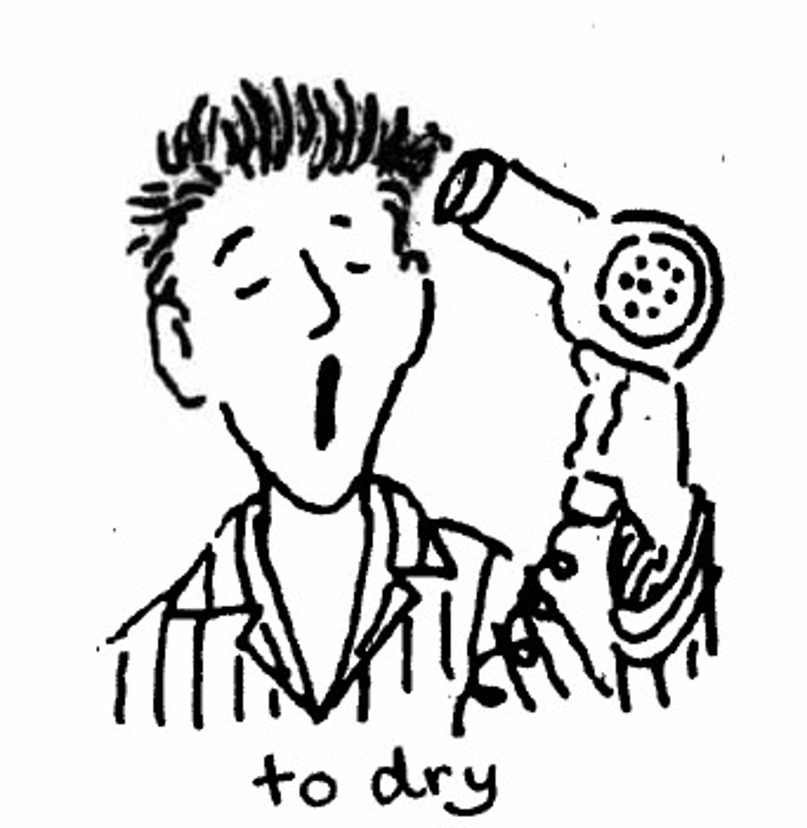 <p>to dry</p>