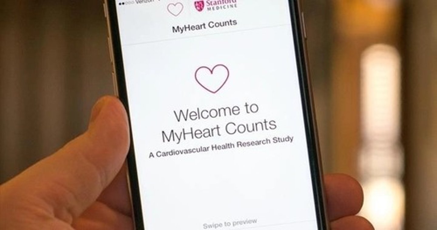 <p>= mobile health</p><p>= medische & publieke gezondheidszorg, gesteund door mobiele apparaten</p><p>tak van eHealth</p>