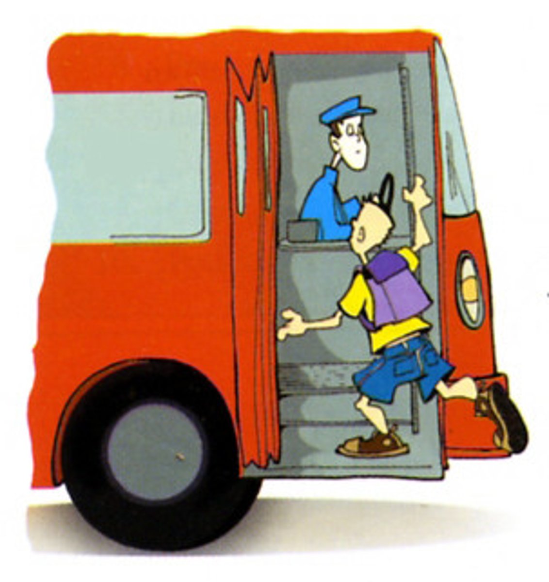 <p>to take the bus</p>