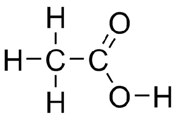 <p>C2H3O2, CH3COOH</p>