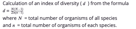 <p>describes relationship between no. of species in a community and the no. of individuals in each species</p>