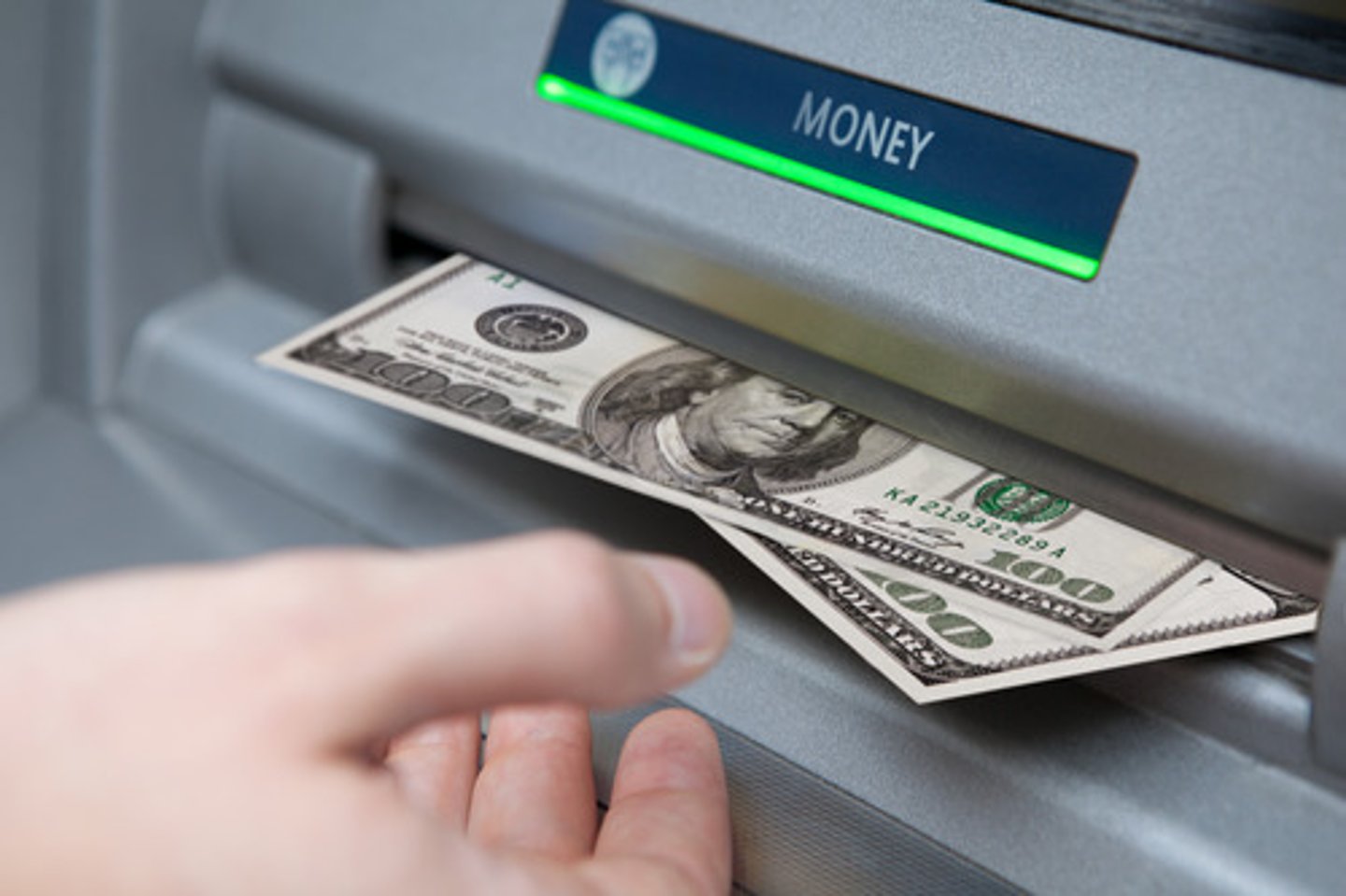 <p>to take out money</p>