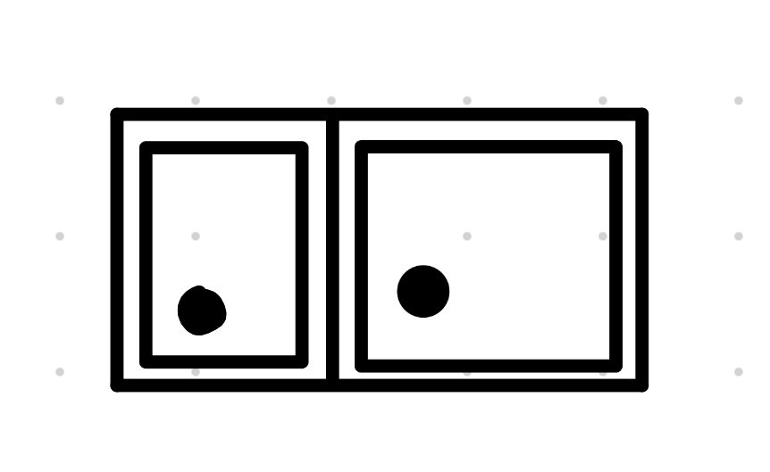 <p>A new cell wall forms down the centre</p><p>2 identical daughter cells are produced but the 2 cells stay attached</p>