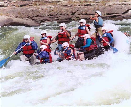 <p>to go white water rafting</p>