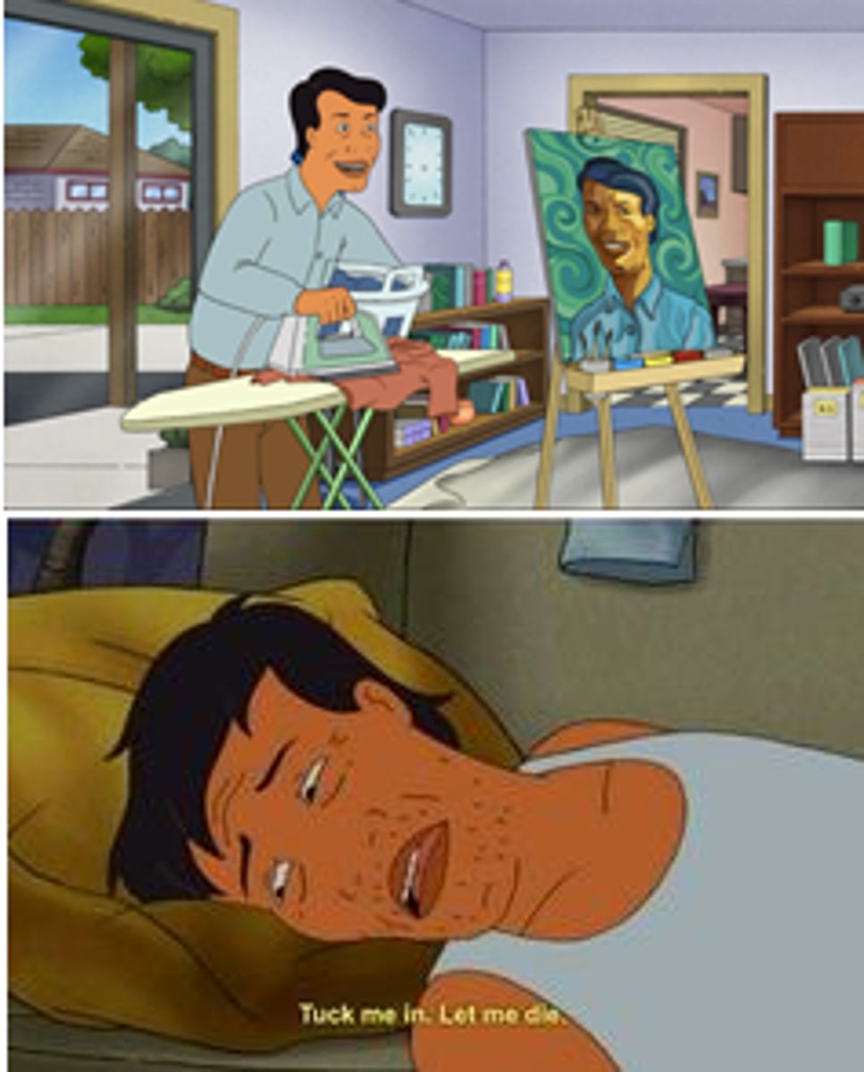 <p>A category of disorders in which a person alternates between the hopelessness and lethargy of depression and the overexcited state of mania.</p>