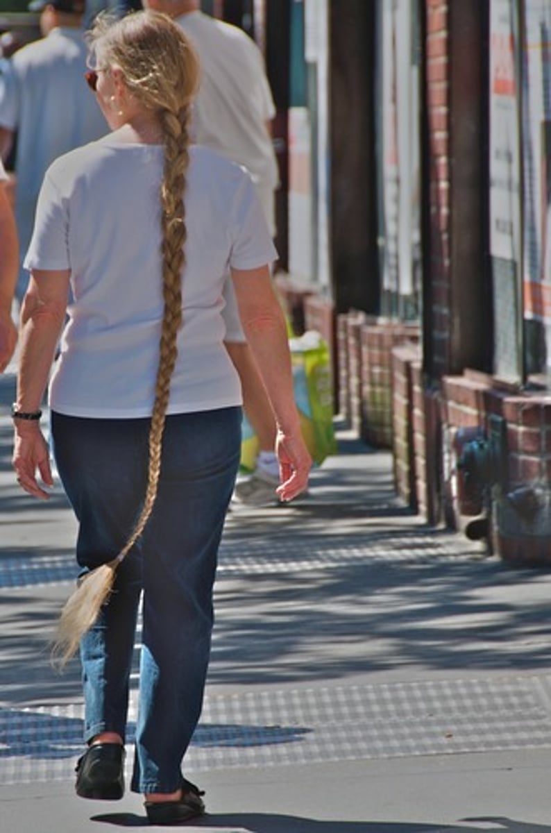 <p>long hair</p>