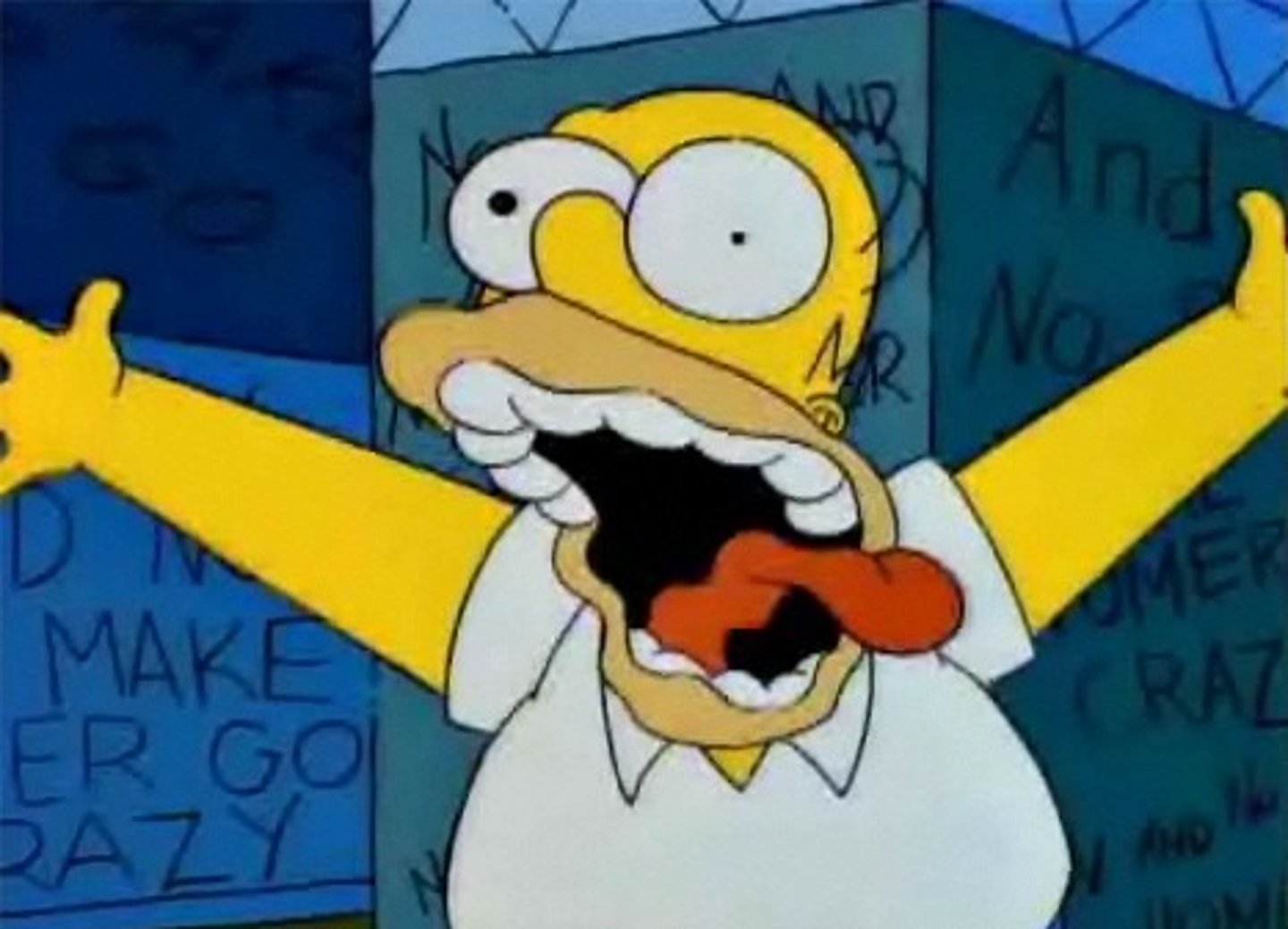 <p>to go crazy</p>