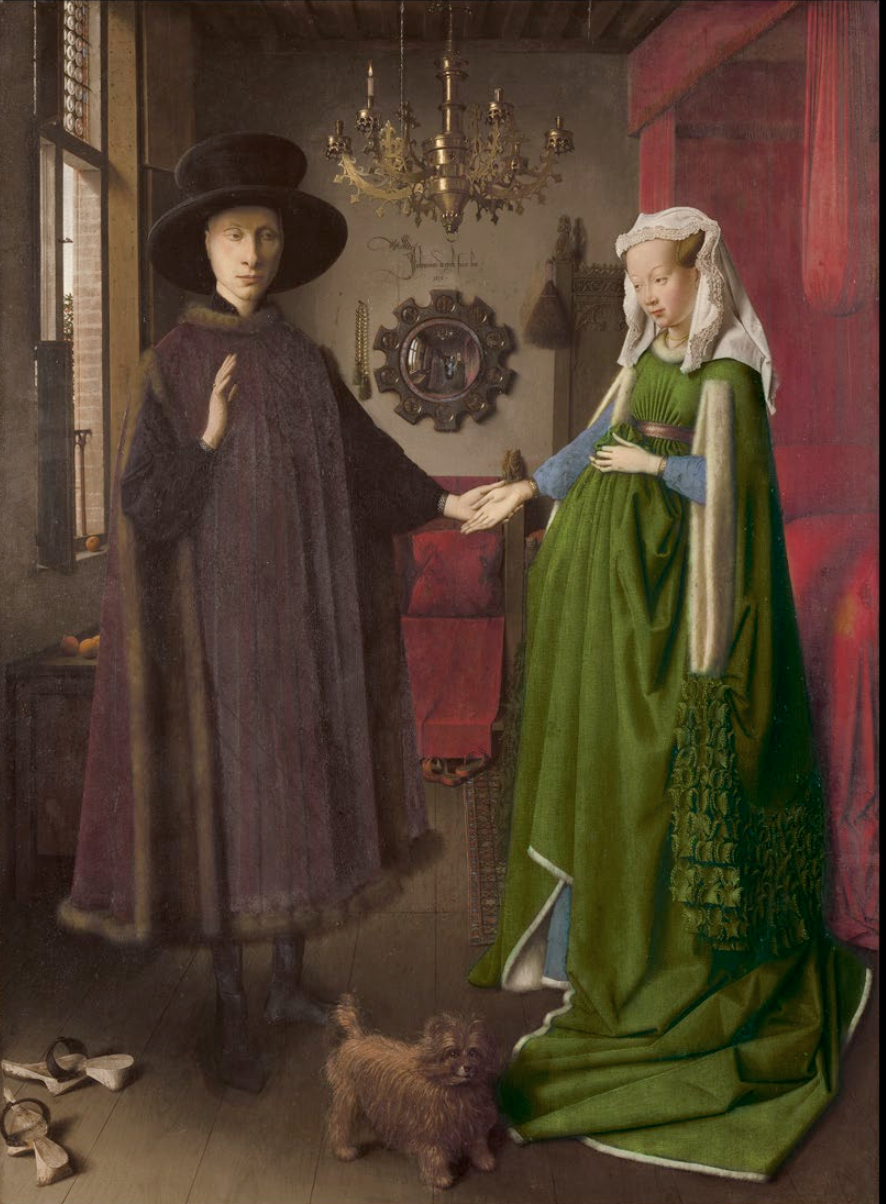 <p><strong>Double Portrait of Giovanni Arnolfini and his Wife</strong></p>