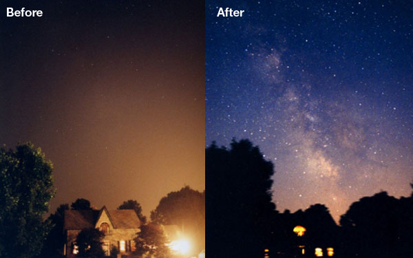 <p>State the major causes of light pollution.</p>