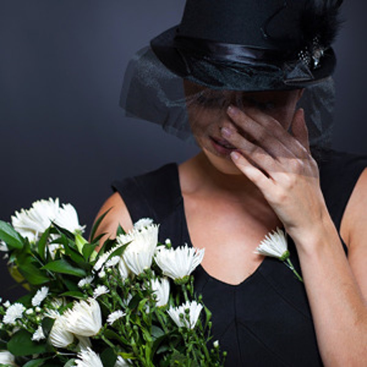 <p>(v) To feel or express grief.</p>