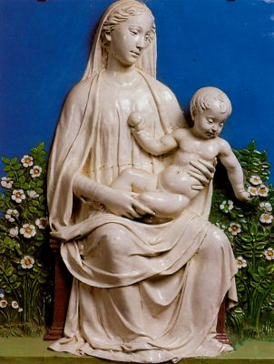 <p><strong>Madonna del roseto (Museo Nazionale del Bargello, Firenze)</strong></p>