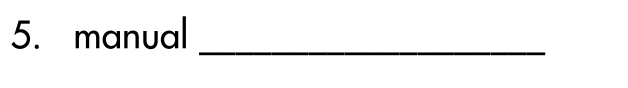 <p>Give the Latin root of each English derivative:</p>