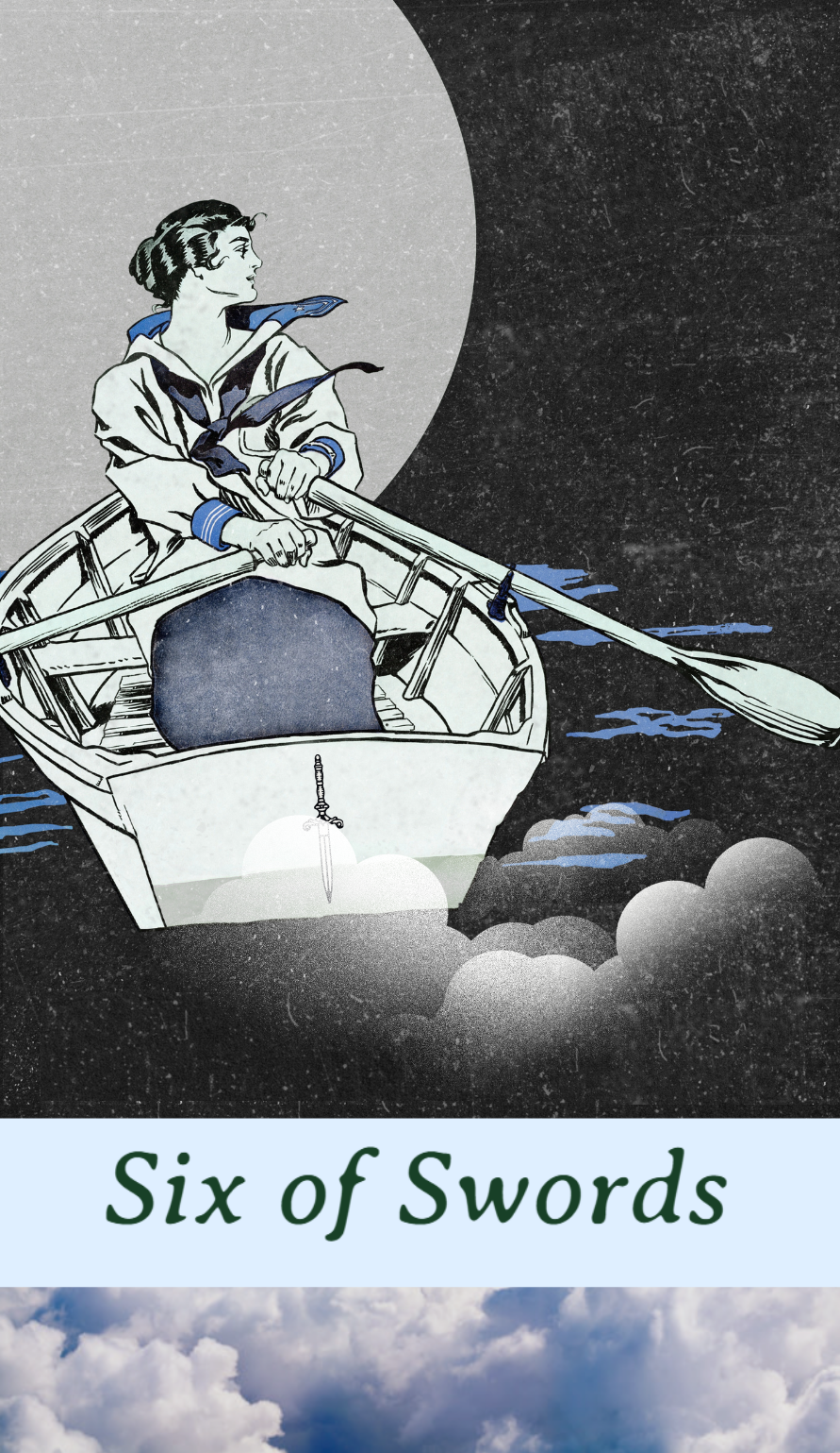 <p>Six of Swords</p>