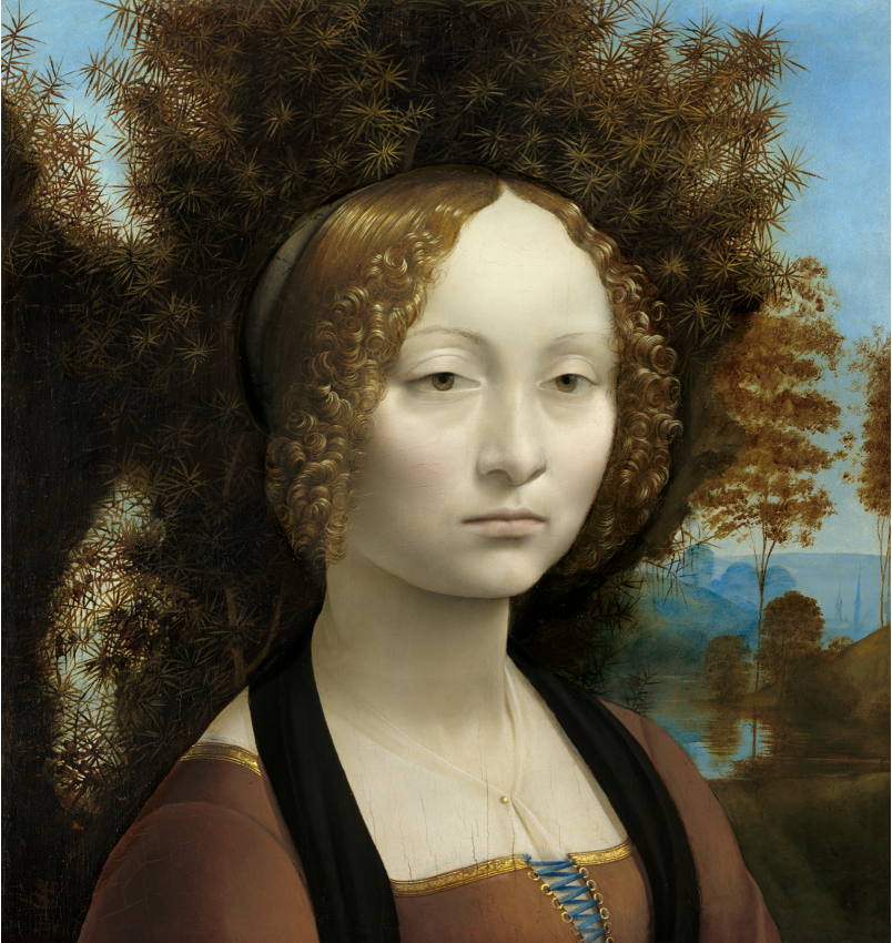 Ginevra de Benci, 1478. Leonardo
