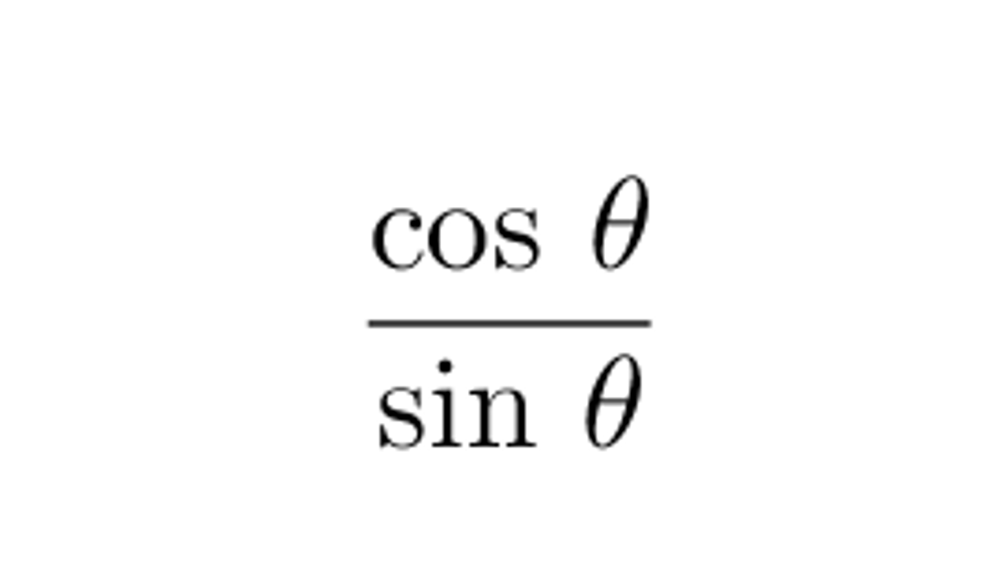 <p>Quotient Identity</p>