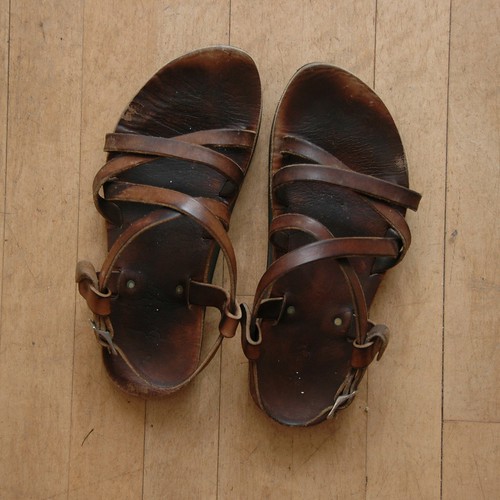 sandals (hand-made, typical in Mexico)