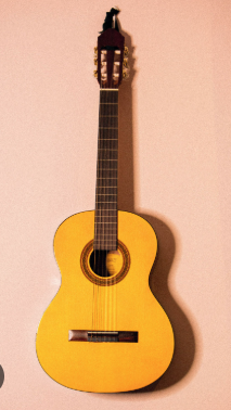 <p>Er spielt 5 Jahre lang Guitarre</p>