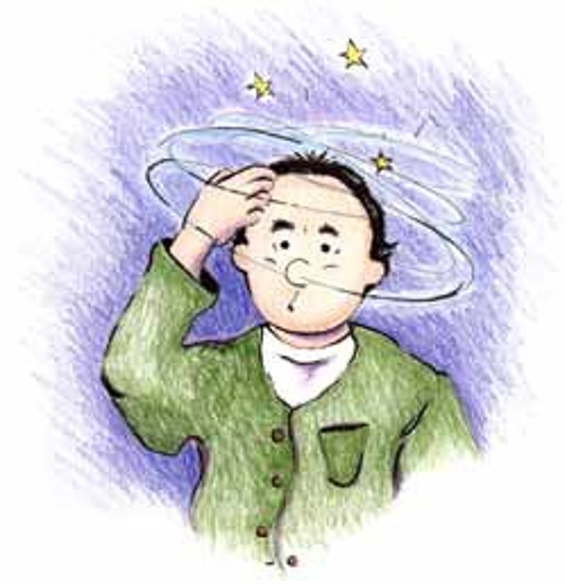 <p>vertigo, dizziness</p>