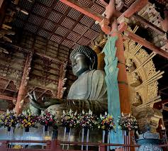 <p>Is the world's largest wooden building, housing one of Japan's largest bronze Buddha statues, the Daibutsu.</p>
