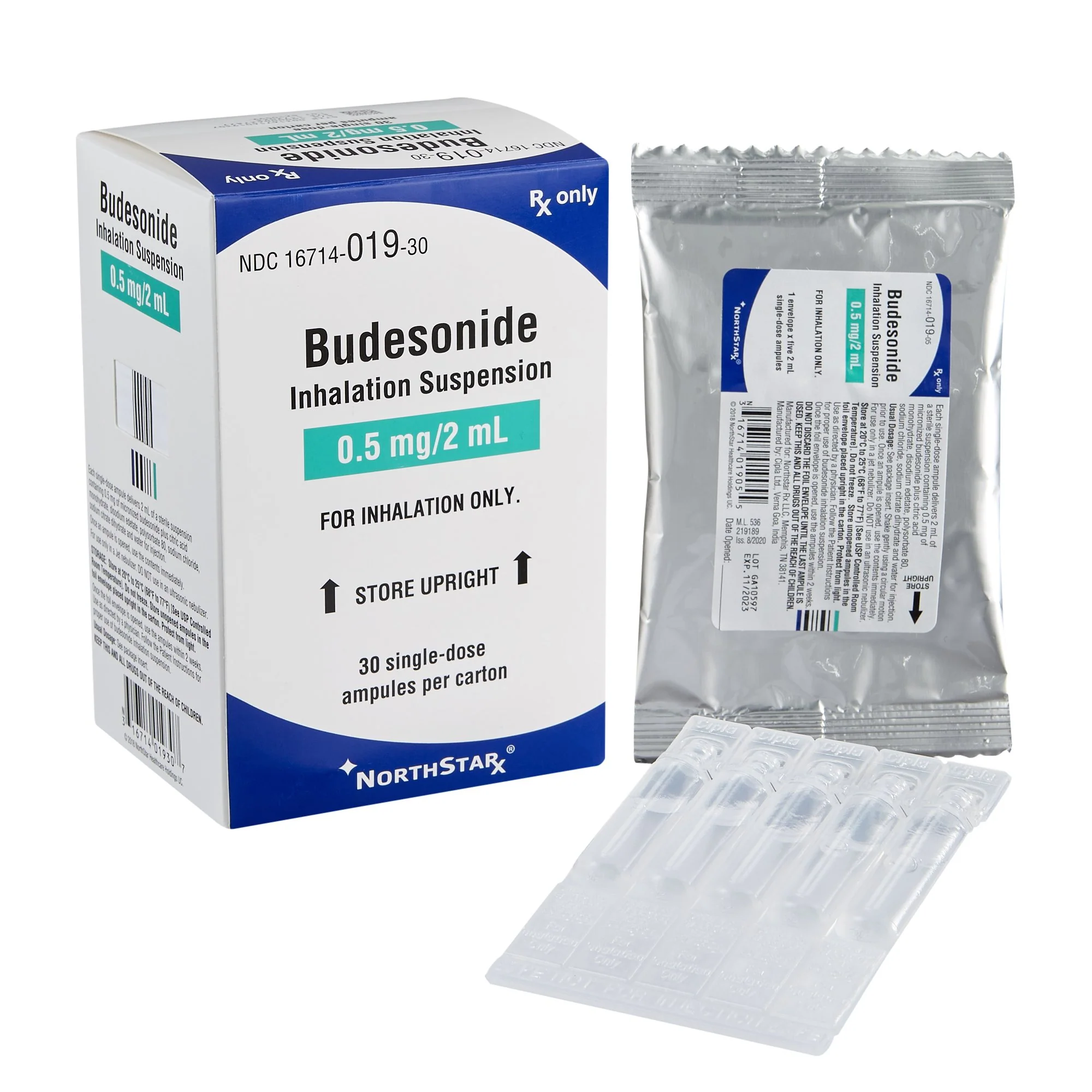 <p>Budesonide (inhalation)</p>