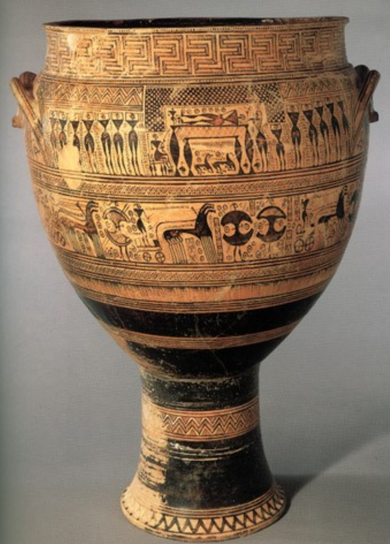 <p>Dipylon Geometric Krater</p>