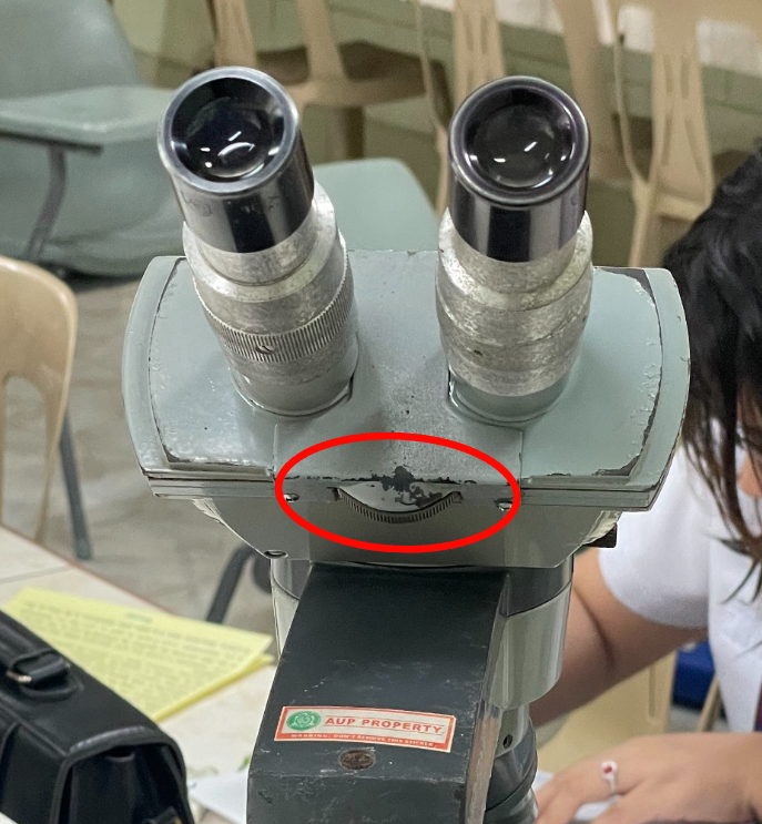 <p>Identify the microscope part</p>
