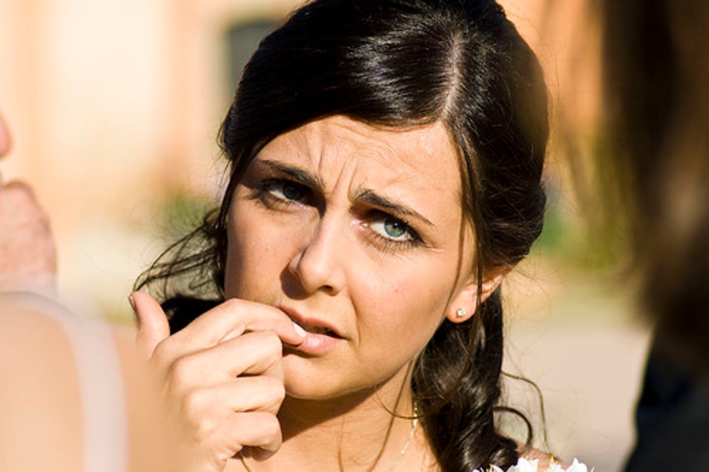 <p>feeling or showing worry or solicitude</p>