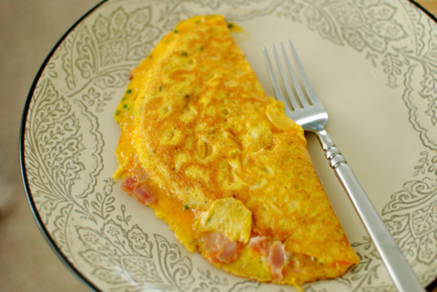 <p>an omelet</p>