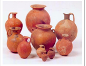 <p>-Red Slip and burnished in EB II and III-Particularly on jugs and juglets and sometimes smaller jars-Handle is smaller than mickey mouse</p>