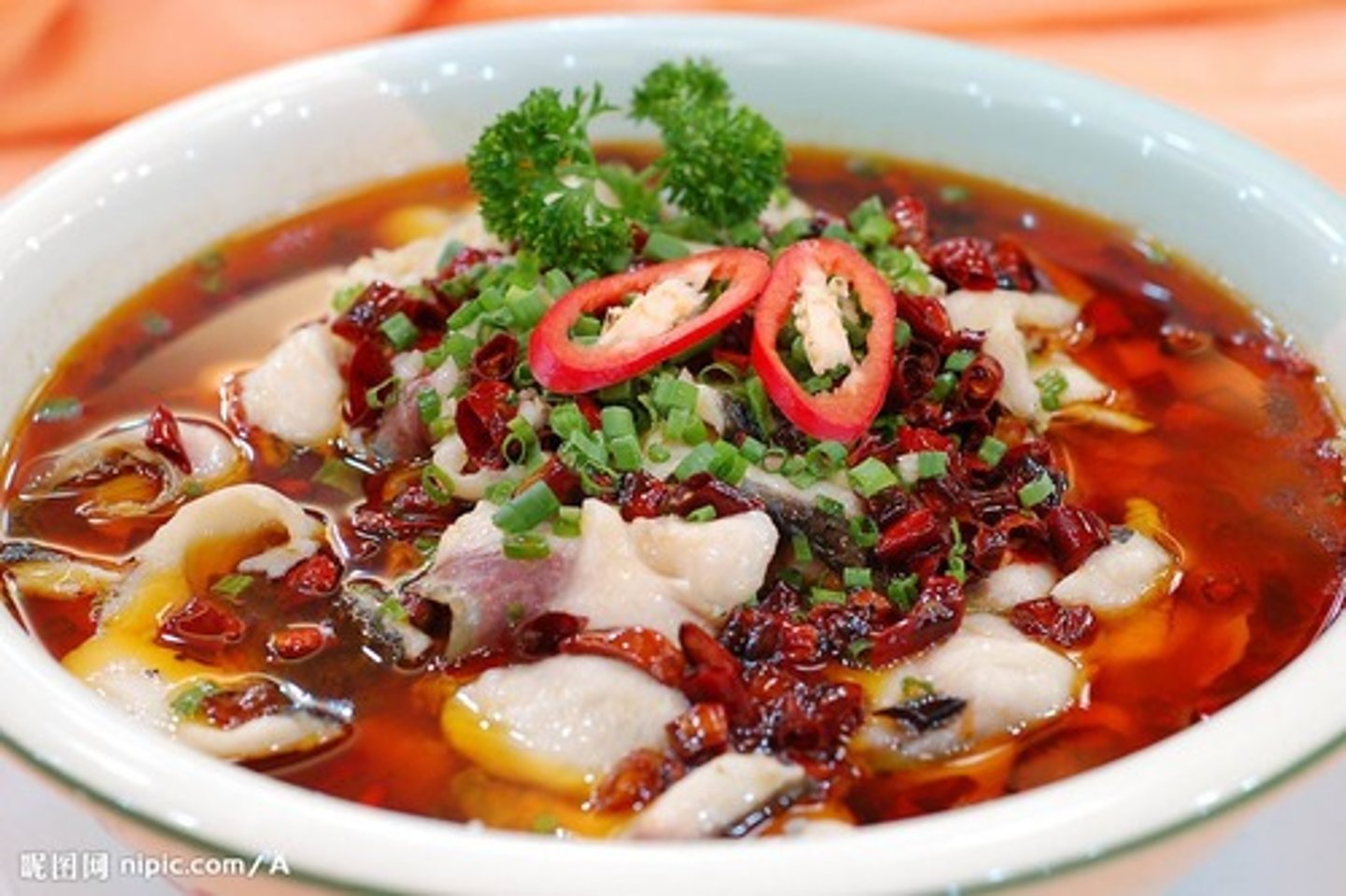 <p>Shuǐzhǔ yú - Fish Fillet in Szechuan Spicy Broth</p>