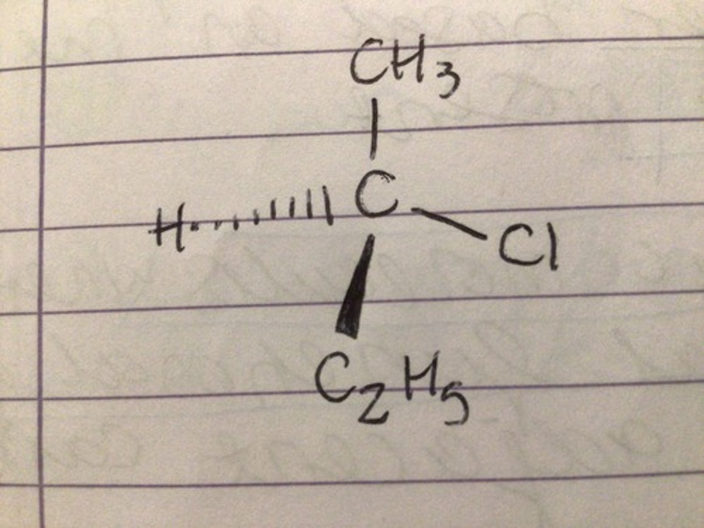 <p>Carbon atoms that are found in the molecule that have different/ unique groups of molecules bonded to it, arranged in a tetrahedral structure</p>