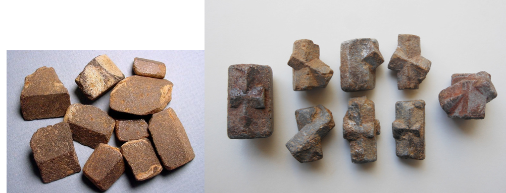 <p>Staurolite- Monoclinic </p>