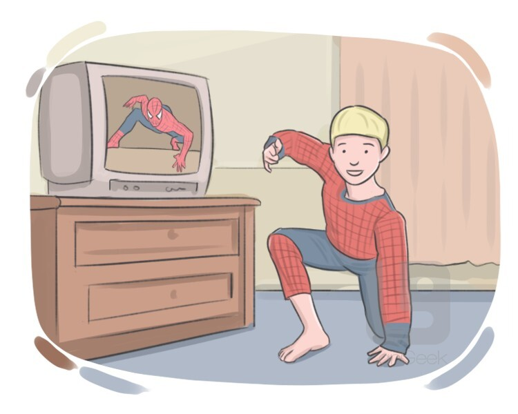 <p>imitate</p>