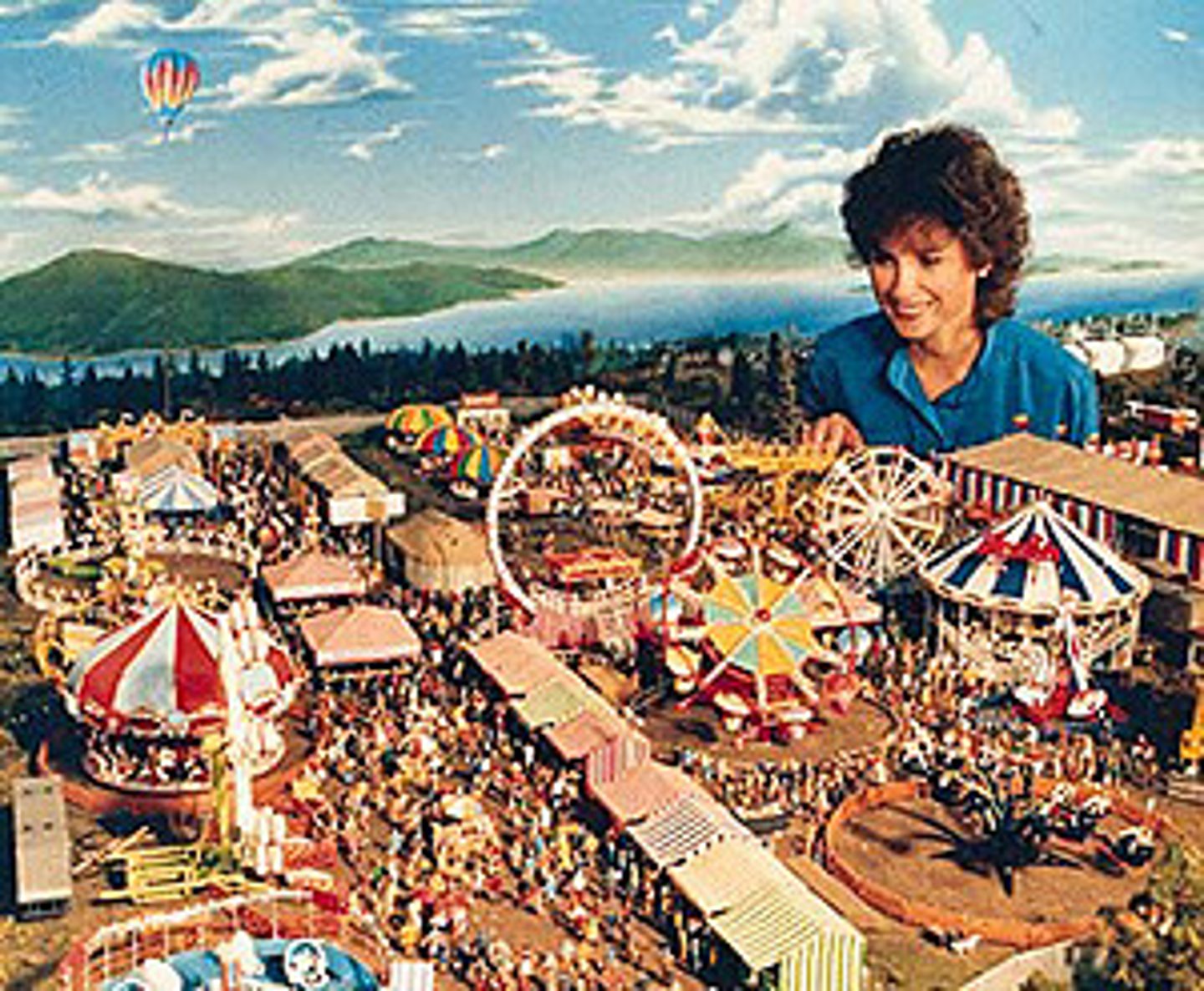 <p>A small system that operates or develops like a larger system; a miniature world.</p>