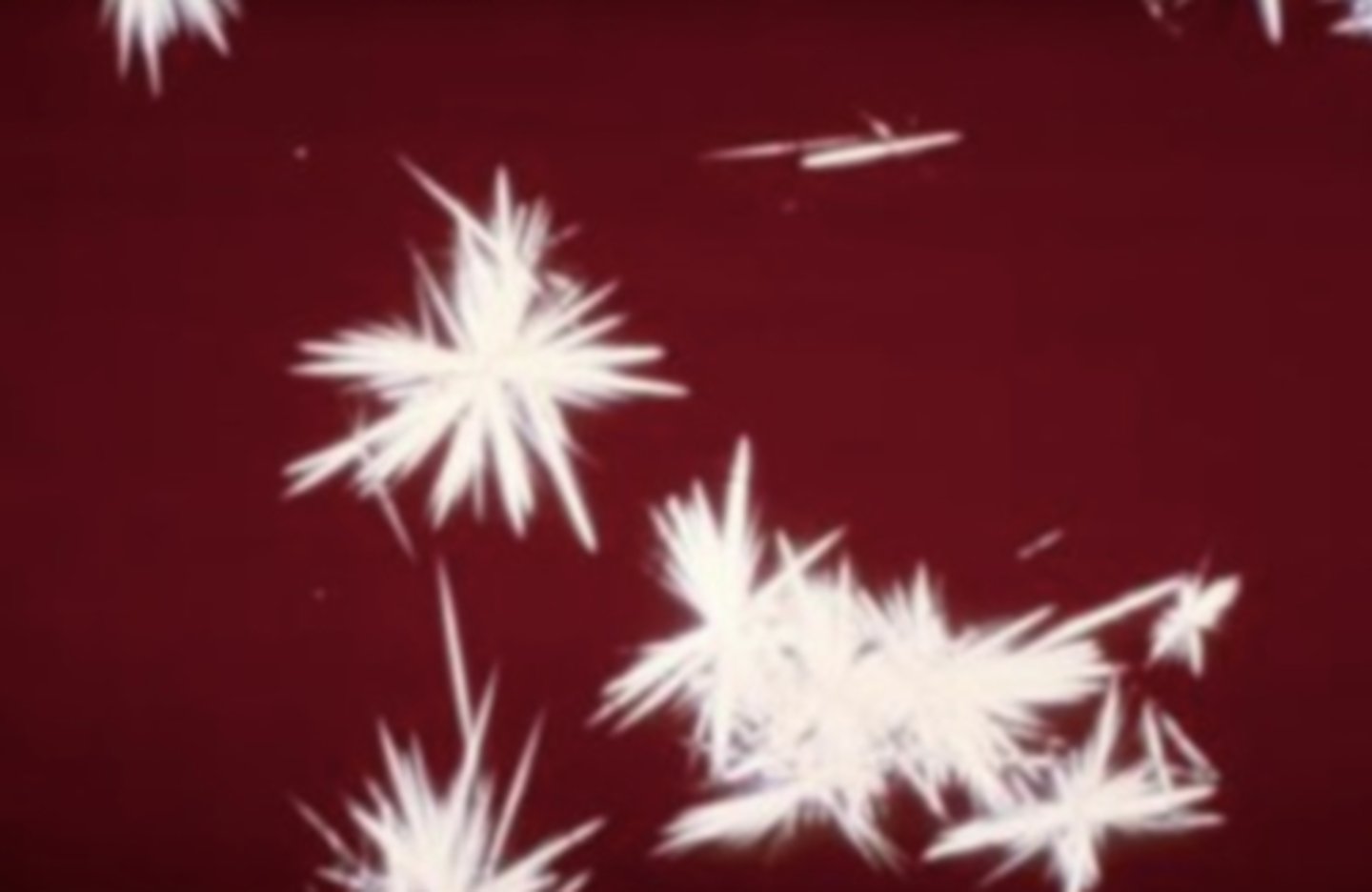 <p>appear as fine silky needles arranged in sheaves or bundles in acidic urine. They are rarely present and may appear together with leucine crystals in liver disease.</p>